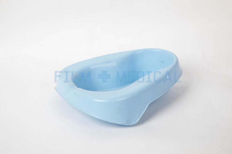 Bed Pan Plastic in Blue 